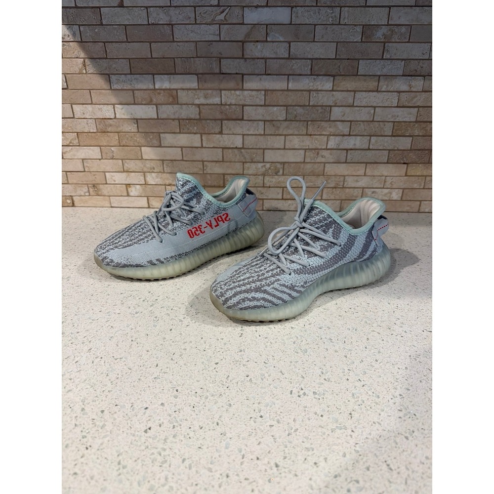 Adidas Yeezy‎ Boost 350 V2 Blue Tint Sneakers Logo Lace Up